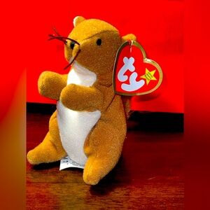 NWT Ty Beanie Babies Teenie Beanie Nuts the Squirrel from McDonald’s